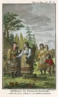 Anthropological Prints: Clothing of the Women of Kamchatka - Far Eastern Russia