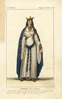 Clotilde Prints: Clotilde, Queen of the Franks, 475-543