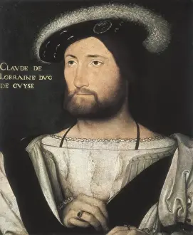 Pitti Prints: CLOUET, Jean (1475-1541). Portrait of Claude