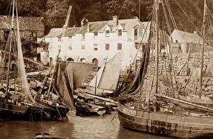 Clovelly Harbour, Devon, Victorian period
