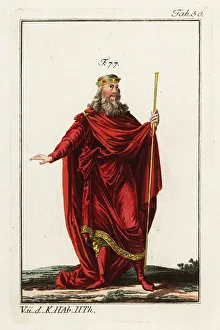 Robert Spallart Prints: Clovis, first King of the Franks, c. 466~511