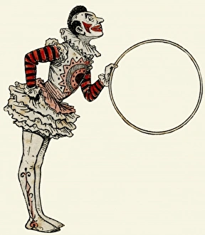 Images Dated 13th January 2012: Clown in traditional dress