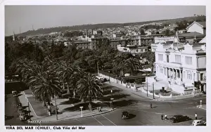 Vina Prints: Club building, Vina del Mar, Chile, South America