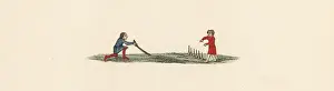 Bowling Prints: Club kayles, 14th century