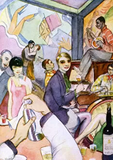 Parisian Collection: Club in the Latin Quarter of Montparnasse, Paris, 1920s