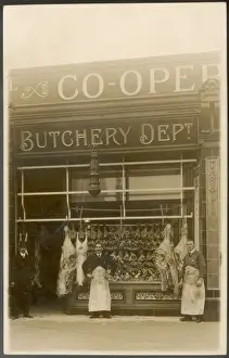 Lewisham Prints: Co-Op Butchery Dept