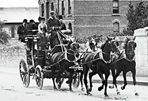 A coach and four, possibly Bray to London