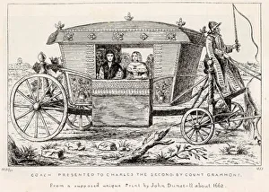 1660s Prints: A coach presented to Charles II