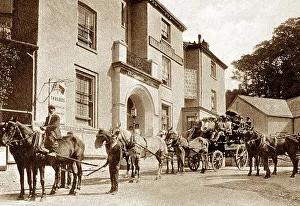 Coaches Prints: Coaches to Kirkstone Pass, Ambleside, early 1900s