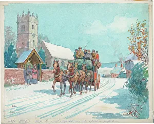 Coaching Prints: Coaching/winter with church