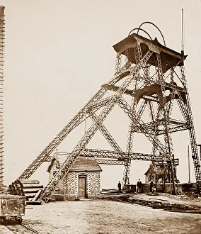 Headgear Prints: Coal mine headgear