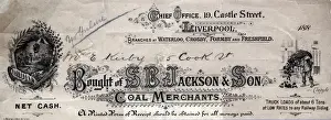 Billhead Prints: Coal Merchant - Coal Mining Billhead