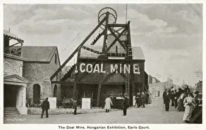 Winding Prints: Coal Mine, Hungarian Exhibition, Earls Court, London