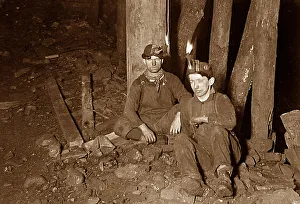 Coal miners Scranton Pennsylvania USA early 1900s