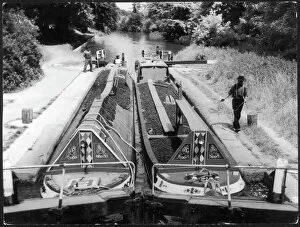 Canals Collection: Coal Narrow Boats