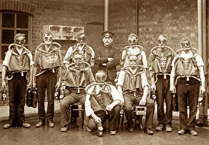 Coal mine rescue team
