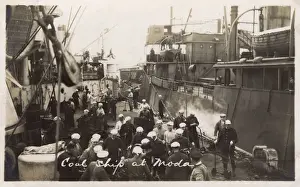 Marmara Prints: Coal Ship - HMS Marlborough - Moda, Sea of Marmara, Turkey