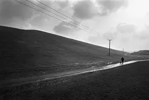 Overhead Prints: Coal spoil tips Staffs