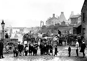 Wharf Prints: Coal Wharf, Longton early 1900's