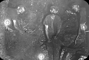 Coalface workers, Baldwins Level, Pontypool, South Wales