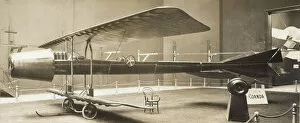 Henri Collection: Coanda-1910 motor-jet biplane