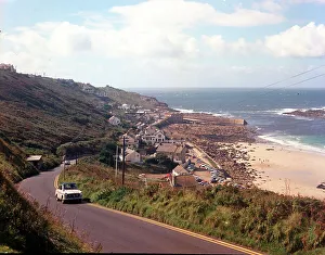 The coast and village, Sennen Cove
