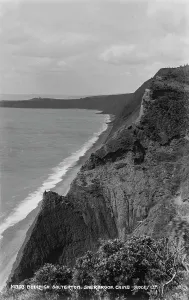 Chine Prints: Coastal Cliffs at Sherbrook Chine