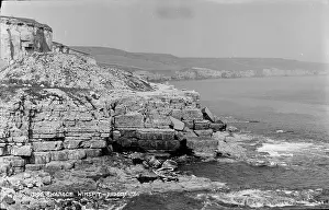 Swanage Prints: Coastal Cliffs at Winspit