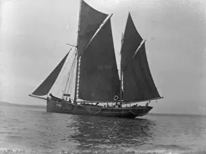 Gwent Prints: Coastal trader off Newport, South Wales