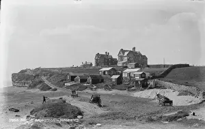 Burton Prints: Coastal View of Burton Bradstock