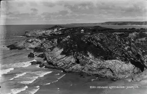 Newquay Prints: Coastal View at Lusty Glaze