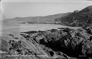 Mortehoe Prints: Coastal View of Morte Point