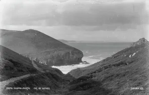 Terrain Prints: Coastal View Near Chapel Porth