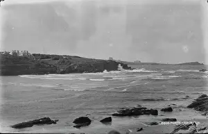 Overcast Prints: Coastal View at Porth
