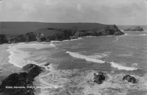 Newquay Prints: Coastal View at Porth Joke
