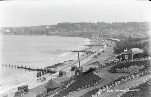 Cafes Prints: Coastal View of Swanage
