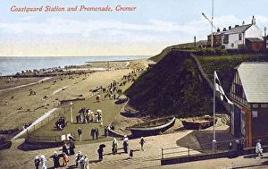 Huts Gallery: Coastguard Station and Promenade, Cromer, North Norfolk