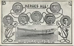 Heroes Collection: Coastguards and civilians of Leysdown, Isle of Sheppey
