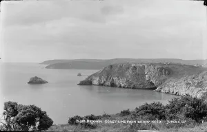 Brixham Prints: Coastline View from Berry Head