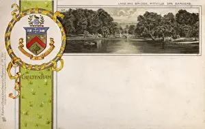Pittville Prints: The Coat of Arms of Cheltenham and Pittville Spa Gardens