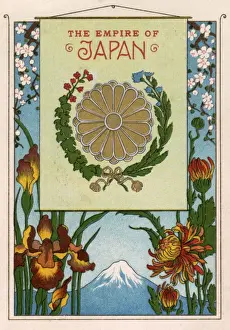 Lotus Prints: The Coat of Arms of The Empire of Japan