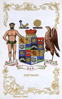 Devices Prints: Coat of Arms of Portrush, County Antrim, Northern Ireland