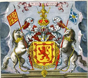 Blaeu Prints: Coat of Arms of Scotland