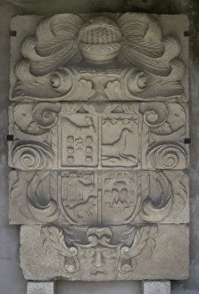 Coruna Prints: Coat of arms, Somoza, Patino, Vilardefrancos, Romero