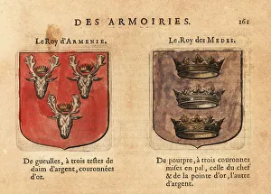 Coats of arms of the King of Armenia and the King of the Median