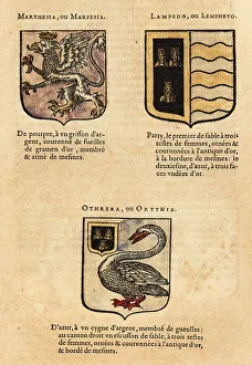 Griffon Prints: Coats of arms of Queens of the Amazons, Marpesia, Lampetho and O