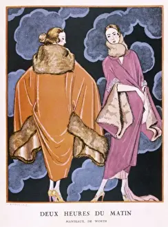 Voluminous Prints: Coats by Worth 1923