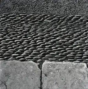 Cobbled path in St Ives, Cornwall