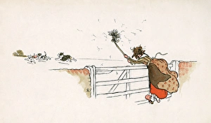 Old Lady Lost Shoe 1899