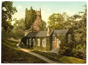 Cockington Prints: Cockington Church, Torquay, England